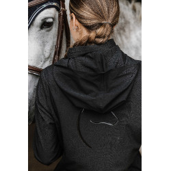 Wasserabweisende Jacke Je t'aime Equithème Dakota Schwarz