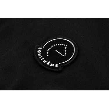 Wasserabweisende Jacke Je t'aime Equithème Dakota Schwarz