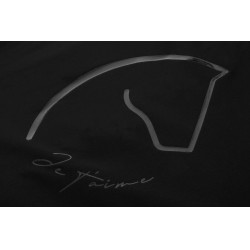 Wasserabweisende Jacke Je t'aime Equithème Dakota Schwarz