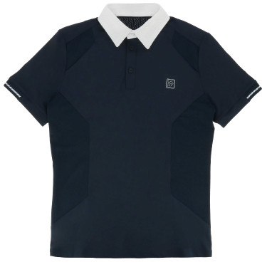 Polo Equithème Victor Marine Marineblau