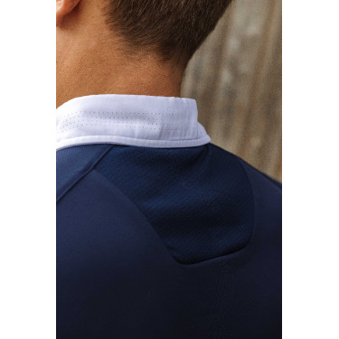 Polo Equithème Victor Marine Marineblau