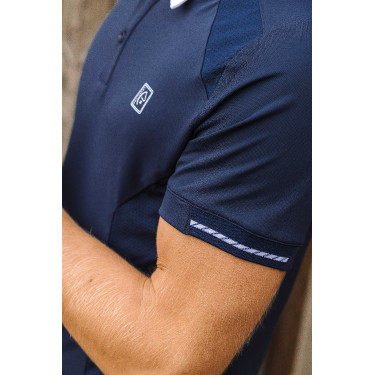 Polo Equithème Victor Marine Marineblau