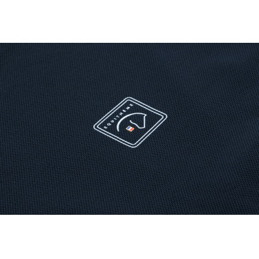 Polo Equithème Victor Marine Marineblau