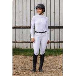 Polo Equithème Estoril Weiß Weiß Polo Equithème Estoril Weiß Weiß