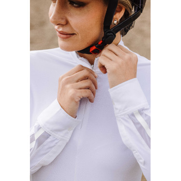 Polo Equithème Estoril Weiß Weiß Polo Equithème Estoril Weiß Weiß