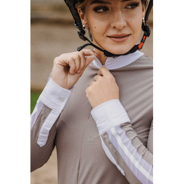 Polo Equithème Estoril Maulwurf Braun
