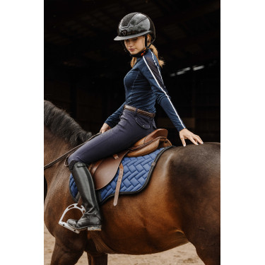 Equithème Originals Mélodie T-Shirt Marine Marineblau Equithème Originals Mélodie T-Shirt Marine Marineblau