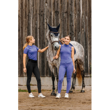Polo Ich liebe dich Equithème Alba Violett Lila