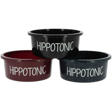 Stallnapf 2L HIPPOTONIC – Glitter Schwarz