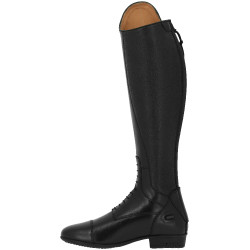 Schnürstiefel aus Leder Equithème Schwarz