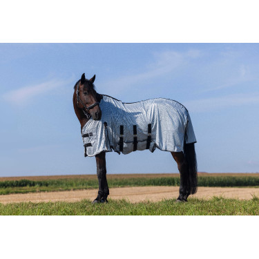 Reitshirt Riding World Belly Mesh Grau