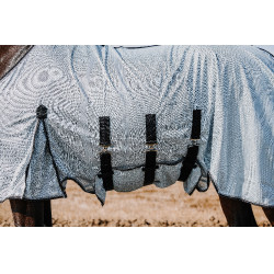 Reitshirt Riding World Belly Mesh Grau