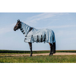 Reitshirt Riding World Belly Mesh Combo Grau