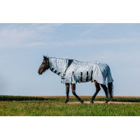 Reitshirt Riding World Belly Mesh Combo Grau