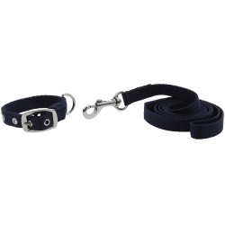 Halsband und Leine für Hunde Riding World Oscar Marine Marineblau