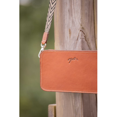 Umhängetasche Pénélope Lizzie Cognac Braun Umhängetasche Pénélope Lizzie Cognac Braun