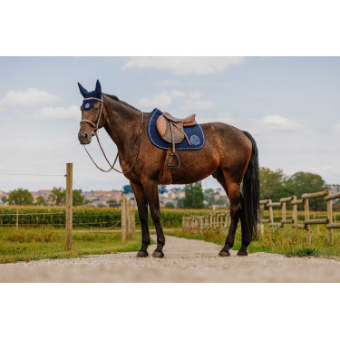 Satteldecke Je t'aime Equithème Compet Blau