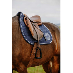 Satteldecke Je t'aime Equithème Compet Blau