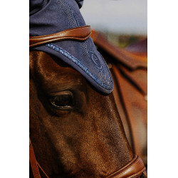 Fliegenhaube Ich liebe dich Equithème Origine Marineblau