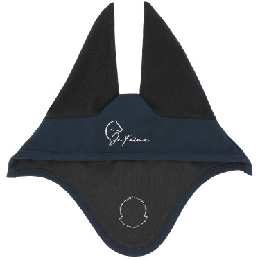 Fliegenhaube Ich liebe dich Equithème Origine Marineblau