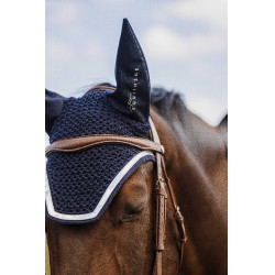 Fliegenhaube Ich liebe dich Equithème Mirror Blau