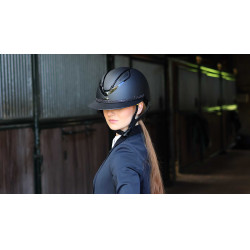 Abnehmbarer Besatz für Lami-Cell Strass Helm Schwarz