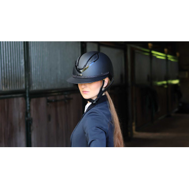 Abnehmbarer Besatz für Lami-Cell Strass Helm Schwarz