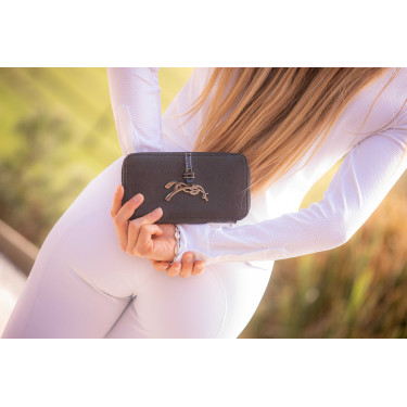 Brieftasche Pénélope Vittoria Schwarz