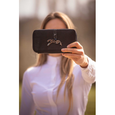 Brieftasche Pénélope Vittoria Schwarz