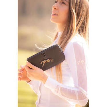 Brieftasche Pénélope Vittoria Schwarz