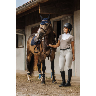 Polo Equithème Tokyo Maulwurf Braun