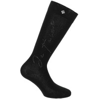 Socken Je t'aime Equithème Cassis Schwarz