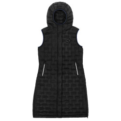 Lange, nahtlose, gesteppte Jacke Je t’aime Equithème Navina Damen Schwarz Lange, nahtlose, gesteppte Jacke Je t’aime Equithème Navina Damen Schwarz