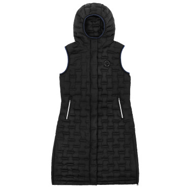 Lange, nahtlose, gesteppte Jacke Je t’aime Equithème Navina Damen Schwarz Lange, nahtlose, gesteppte Jacke Je t’aime Equithème Navina Damen Schwarz