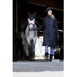 Lange, nahtlose, gesteppte Jacke Je t’aime Equithème Navina Damen Schwarz Lange, nahtlose, gesteppte Jacke Je t’aime Equithème Navina Damen Schwarz