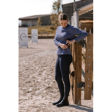 T-Shirt Equithème Originals Emily Damen Blau / Grau T-Shirt Equithème Originals Emily Damen Blau / Grau