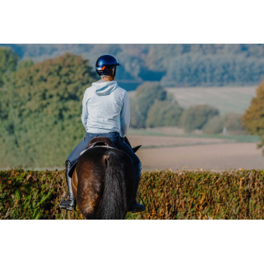 Unisex-Sweatshirt Equithème Axel Blau / Himmel