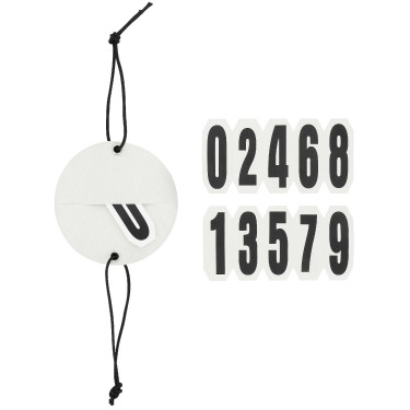 Startnummern Stirnriemen Equithème Glitter Silberfarben Grau