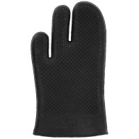 Hippotonic Massagehandschuh mit 3 Fingern Schwarz