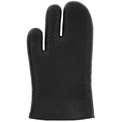 Hippotonic Massagehandschuh mit 3 Fingern Schwarz