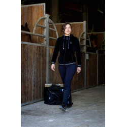 Täschchen Je t'aime Equithème + Geldbörse Schwarz Täschchen Je t'aime Equithème + Geldbörse Schwarz