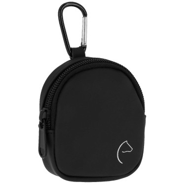 Täschchen Je t'aime Equithème + Geldbörse Schwarz Täschchen Je t'aime Equithème + Geldbörse Schwarz