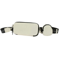 Täschchen Je t'aime Equithème + Geldbörse Ecru Weiß Täschchen Je t'aime Equithème + Geldbörse Ecru Weiß