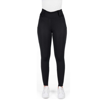 Damenreithose Equithème Alizé mit Silikonvollbesatz Schwarz Damenreithose Equithème Alizé mit Silikonvollbesatz Schwarz