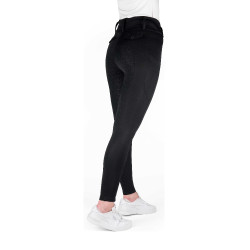 Damenreithose Equithème Alizé mit Silikonvollbesatz Schwarz Damenreithose Equithème Alizé mit Silikonvollbesatz Schwarz