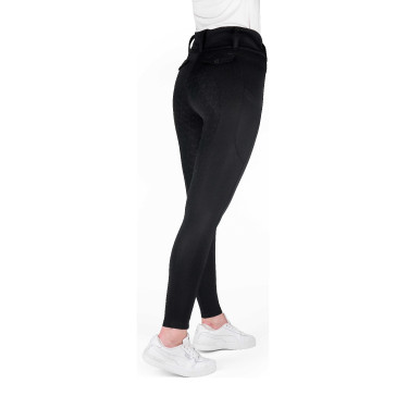 Damenreithose Equithème Alizé mit Silikonvollbesatz Schwarz Damenreithose Equithème Alizé mit Silikonvollbesatz Schwarz