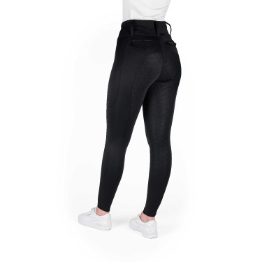 Damenreithose Equithème Alizé mit Silikonvollbesatz Schwarz Damenreithose Equithème Alizé mit Silikonvollbesatz Schwarz