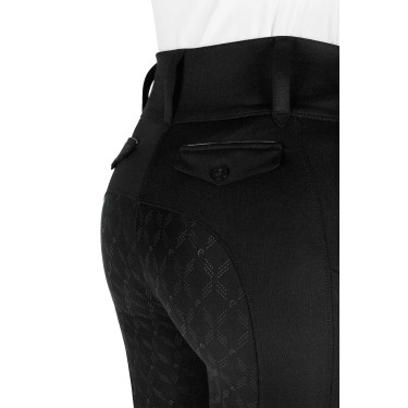 Damenreithose Equithème Alizé mit Silikonvollbesatz Schwarz Damenreithose Equithème Alizé mit Silikonvollbesatz Schwarz