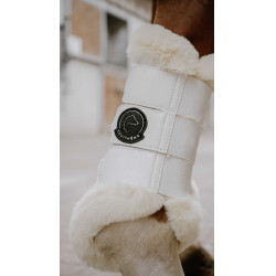 Geschlossene Gamaschen Je t’aime Equithème Snuggy Weiß Wei&szlig;