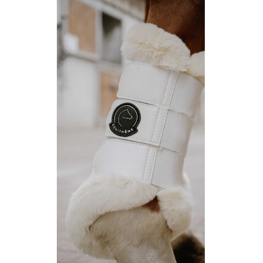 Geschlossene Gamaschen Je t’aime Equithème Snuggy Weiß Wei&szlig;